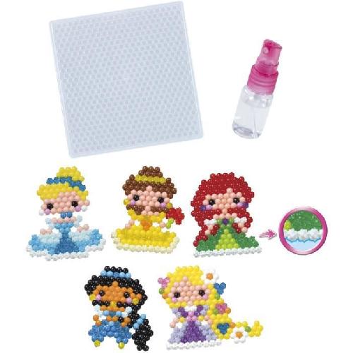 Figurine Miniature - Personnage Miniature Aquabeads - EPOCH - Coffret Princesses Disney - Plus de 800 perles étoiles multicolores