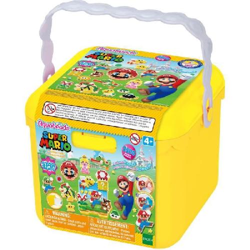 Jeu De Perle A Repasser - Jeu De Perle A Fixer Aquabeads - La box Super Mario - Jouet - Vert - Licence Super Mario - Convient aux enfants a partir de 4 ans