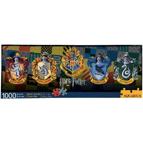 Puzzle AQUARIUS Puzzle 1000 pieces panorama Harry Potter 4 Maisons - 73029