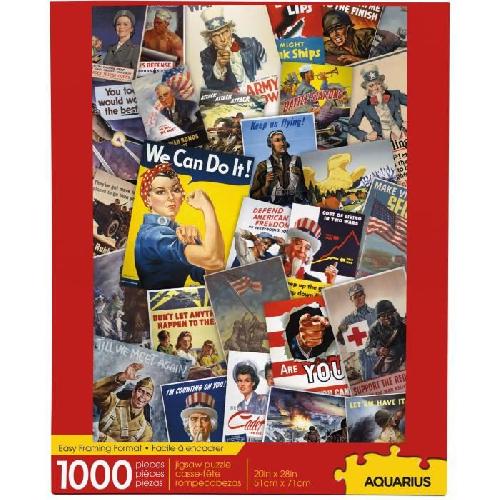 Puzzle AQUARIUS Puzzle 1000 pieces Smithsonian Poster de Guerre - 65374