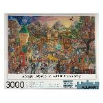 Puzzle AQUARIUS Puzzle 3000 pieces A Magical Mystery Tour of 100 Beatles Songs - 68504