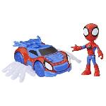 Figurine Miniature - Personnage Miniature Arachno-bolide de Spidey. Marvel. jouets préscolaires. Spidey et ses Amis Extraordinaires