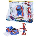 Figurine Miniature - Personnage Miniature Arachno-bolide de Spidey. Marvel. jouets préscolaires. Spidey et ses Amis Extraordinaires