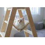 Arbre A Chat Arbre a chat 134 cm - LADDER - KERBL - Bois massif - 3 options de repos