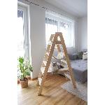 Arbre A Chat Arbre a chat 134 cm - LADDER - KERBL - Bois massif - 3 options de repos