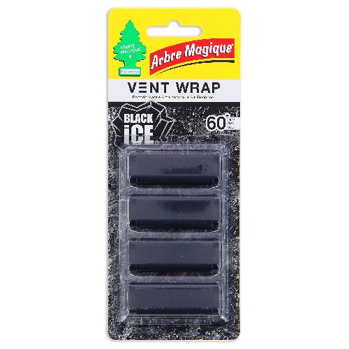 Desodorisant Auto - Parfum Auto ARBRE MAGIQUE Vent Wrap BLACK