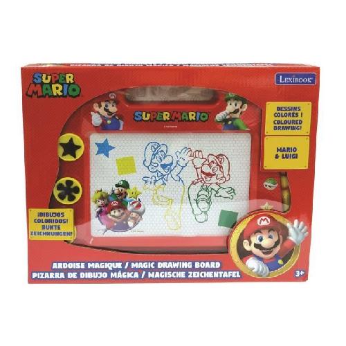 Ardoise Enfant - Ardoise Magique Ardoise magique A5 Super Mario avec accessoires magnétiques - LEXIBOOK