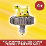 Figurine Miniature - Personnage Miniature Arene Pokémon et 2 Toupies - BANDAI - JW4403 - Pikachu vs Mewtwo