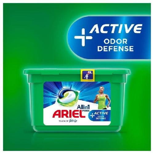 Lessive ARIEL Allin1 Pods + Active Odour Defense Lessive en capsules - 50 Lavages