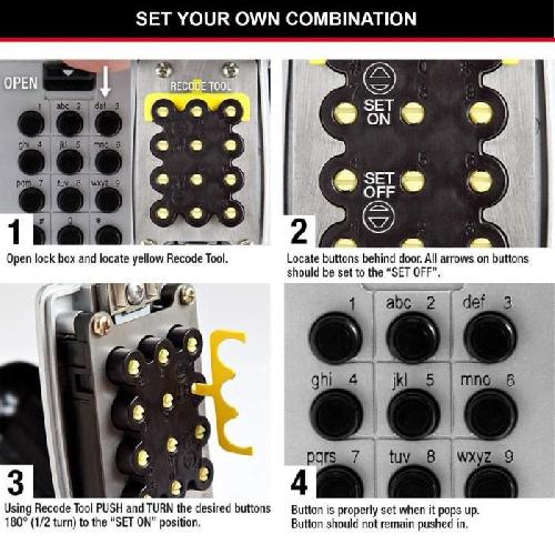 Armoire de sécurité Masterlock Boîte a clés 5423EURD Format L