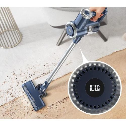 Aspirateur Balai Arthur Martin AMPA1010 - Aspirateur Balai sans fil Special animaux 22.2V - Batterie Lithium 2200 mAh - Brosse motorisee