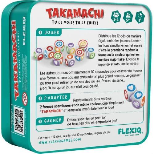 Jeu De Societe - Jeu De Plateau Asmodee - Takamachi - Jeu de dés - Observation et rapidité - Moins de 30 min - Des 5ans