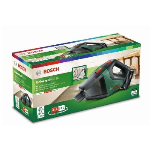 Aspirateur Industriel Monophase - Aspirateur D'atelier - Aspirateur De Chantier Aspirateur a main sans-fil Bosch - UniversalVac18 SET 1 batterie 2.5Ah