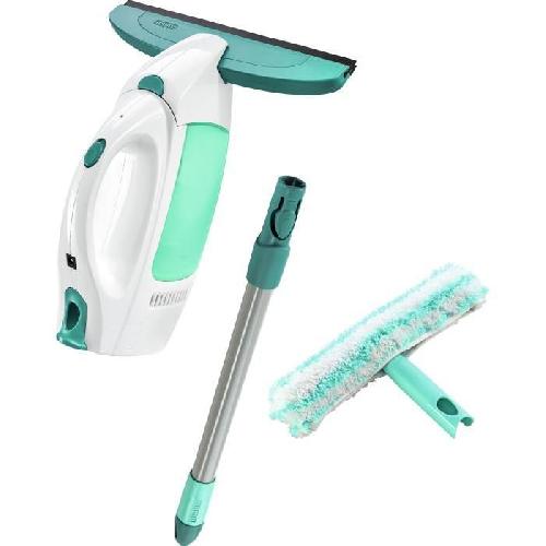 Aspirateur a vitres Dry & Clean avec manche et mouilleur 51003 Leifheit. set nettoyage des surfaces sans trace. nettoyeur vitres