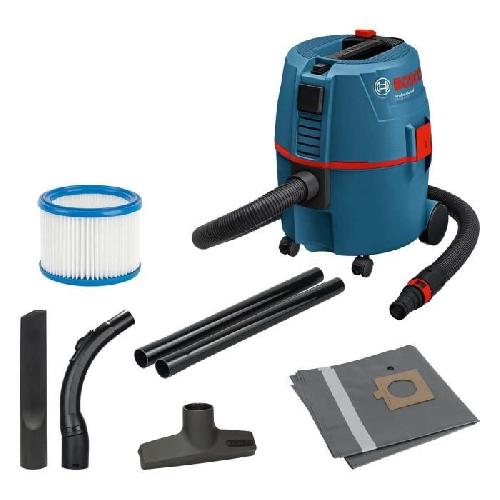 Aspirateur Industriel Monophase - Aspirateur D'atelier - Aspirateur De Chantier Aspirateur Bosch Professional GAS 20 L SFC. aspire eau et poussiere. 1200W. nettoyage filtre semi-automatique -carton- - 060197B1W0