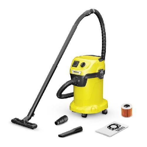 Aspirateur Industriel Aspirateur eau et poussiere KARCHER WD 3 P V-19/4/20 - Cuve polypropylene 19 L - 1000W