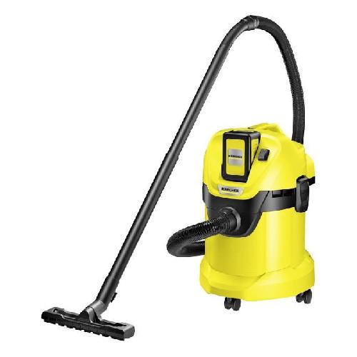 Aspirateur Industriel Monophase - Aspirateur D'atelier - Aspirateur De Chantier Aspirateur eau et poussiere sans fil KARCHER WD 3 - 17L - 300W - Batterie amovible 36V-2.5Ah