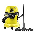 Aspirateur Industriel Monophase - Aspirateur D'atelier - Aspirateur De Chantier Aspirateur eau et poussiere sans fil WD 3 36V - KARCHER - Fonction soufflerie - Cuve 17 L - 300 W - sans batterie