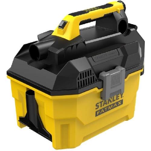 Aspirateur Industriel Monophase - Aspirateur D'atelier - Aspirateur De Chantier Aspirateur Eau et Poussiere - STANLEY FATMAX V20 - SFMCV002B-XJ - Lithium 18V - Sans Batterie