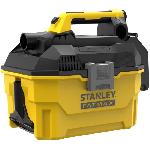 Aspirateur Industriel Monophase - Aspirateur D'atelier - Aspirateur De Chantier Aspirateur Eau et Poussiere - STANLEY FATMAX V20 - SFMCV002B-XJ - Lithium 18V - Sans Batterie