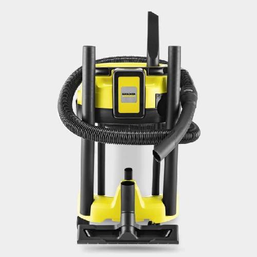 Aspirateur Industriel Aspirateur eau et poussieres sans fil KARCHER WD 3-18 S V-17/20 - Acier - 17 l - Jaune