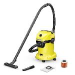 Aspirateur eau et poussieres sans fil KARCHER WD3-18 V-17-20 - Jaune et noir - Plastique - Autonomie de 20min