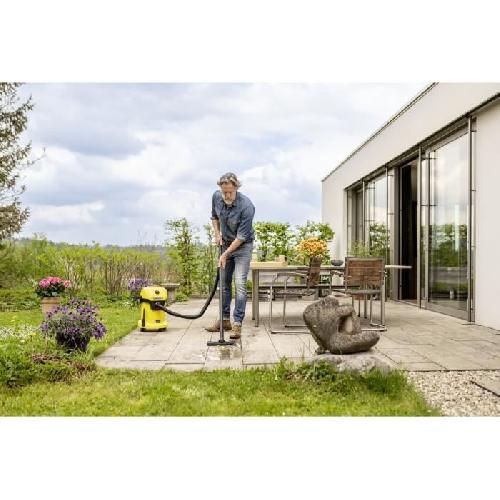 Aspirateur Industriel Aspirateur eau et poussieres sans fil KARCHER WD3-18 V-17/20 - Jaune et noir - Plastique - Autonomie de 20min