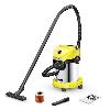 Aspirateur Industriel Aspirateur eau et poussieres sans fil KARCHER WD 3-18 S V-17/20 - Acier - 17 l - Jaune