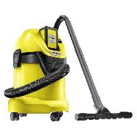 Aspirateur Industriel Monophase - Aspirateur D'atelier - Aspirateur De Chantier Aspirateur eau et poussiere sans fil KARCHER WD 3 - 17L - 300W - Batterie amovible 36V/2.5Ah