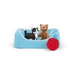 Figurine Miniature - Personnage Miniature Assortiment  de Figurines d'Animaux avec Chats et Chatons - Coffret de Jouets. Figurines réalistes avec Maman Chat et Chaton pour