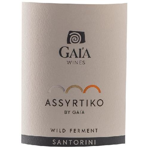 Vin Blanc Assyrtiko by Gaia Wild Ferment 2019 Santorini PDO - Vin blanc de Grece