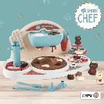 Dinette - Cuisine Atelier chocolat - SMOBY - Chef Chocolat Factory - 10 accessoires - Livre de recettes - Des 5 ans