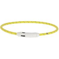 Attache - Sellerie KERBL - Collier LED Jaune - 65 cm x 10 mm-  Maxi Safe - Jaune