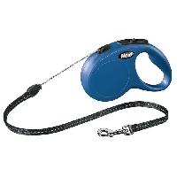 Attache - Sellerie Laisse New Classic S Cord 5 m blue Flexi CL10C5-251-BL-20 - Laisse pour chiens jusqu'a 12 kg - Bleu