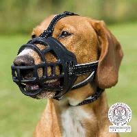 Attache - Sellerie Museliere - TRIXIE - Muzzle Flex - Caoutchouc - Taille M/L - Noir