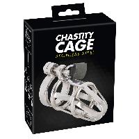 Attacher Cage penis de chastete en metal Stainless Steel