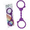 Attacher Menottes pourpre en silicone