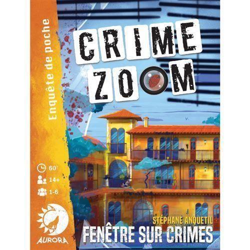 Jeu De Societe - Jeu De Plateau Aurora Jeu de stratégie Crime Zoom Fenetre sur crime - 9782491629045