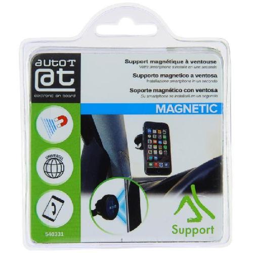 Fixation - Support Telephone AUTO-T Support magnetique smartphone 360o a ventouse