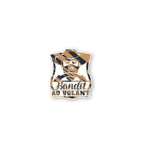 Stickers Multi-couleurs Autocollant Bandit Au Volant
