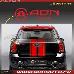 Stickers Monocouleurs Autocollant RUN09R Logo horizontal Rouge 11.5cm