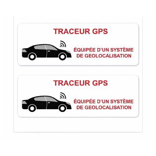 Stickers Multi-couleurs Autocollant Traceur Gps X 2