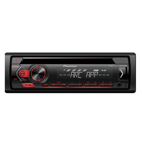 Autoradios Autoradio Pioneer DEH-S120UB rouge CD USB