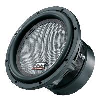 Autoradios : Caissons De Basse - Subwoofer MTX TX812 Subwoofer voiture HighEnd 30cm 1800W RMS 2 châssis alu bobine 3 pour caisson clos ou reflex membrane fibre