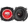 Autoradios : Enceintes - Haut-parleurs Coaxiaux 2 voies - MTX AUDIO - 10cm 4O 70Wrms - Châssis aluminium - Bobine Ø25mm TIL - Tweeter néodyme Ø22mm