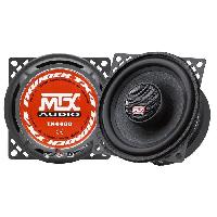 Autoradios : Enceintes - Haut-parleurs MTX TX440C Haut-parleurs voiture Coaxiaux 2 voies 10cm 60W RMS 4 membrane pulpe célulose