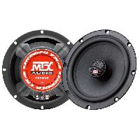 Autoradios : Enceintes - Haut-parleurs MTX TX465C Haut-parleurs voiture Coaxiaux 2 voies 16.5cm 80W RMS 4 membrane pulpe célulose