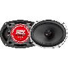 Autoradios : Enceintes - Haut-parleurs MTX TX669C Haut-parleurs voiture Coaxiaux 15x23cm 6x9 2 voies 120W RMS 4 Châssis alu Tweeters néodyme dôme soie Membrane fibre