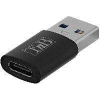 Autres Peripheriques Usb Adaptateur USB vers USB-C noir