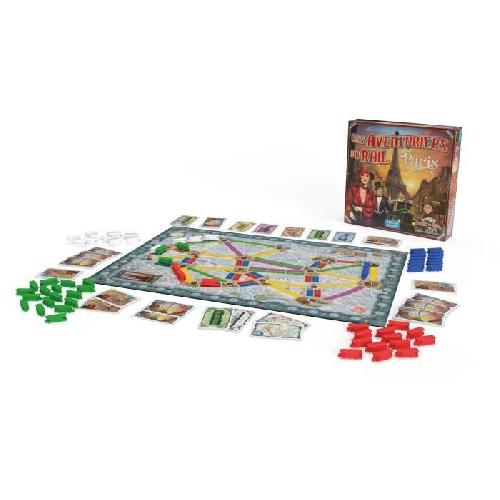 Jeu De Societe - Jeu De Plateau Aventuriers du Rail Paris - Asmodee - Des 8 ans